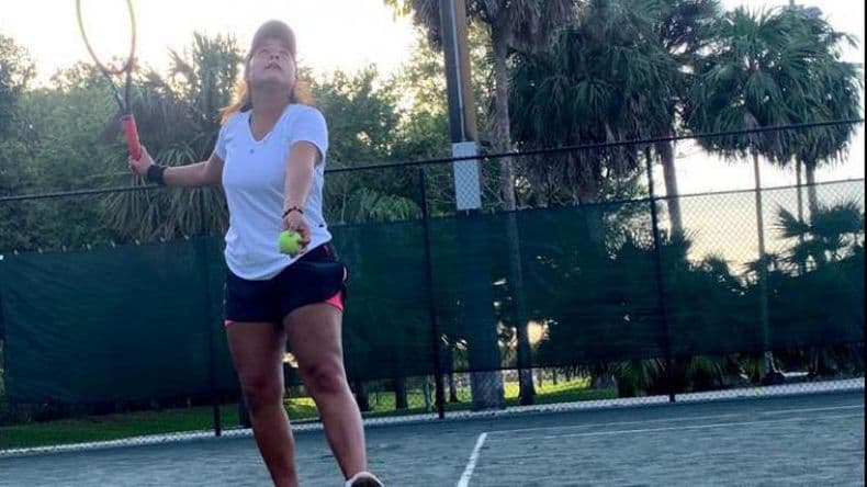 La tenista Brunella Goacutemez analizoacute sus primeros meses en Estados Unidos