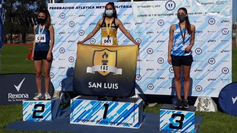 Luciacutea Zurdo subcampeona nacional U23 de 100 metros con vallas