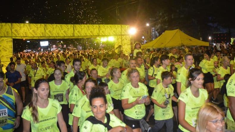 Enzo Fernández ganó el 10º Maratón Nocturno Leandra Barros