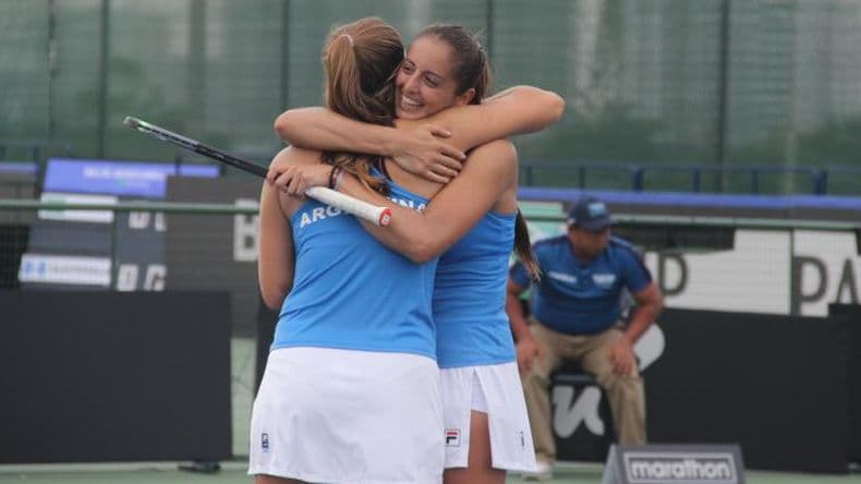 Julia Riera debutoacute en la Billie Jean King Cup con un triunfo en dobles