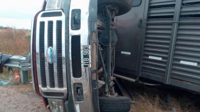 Vuelco en la zona de Fontezuela