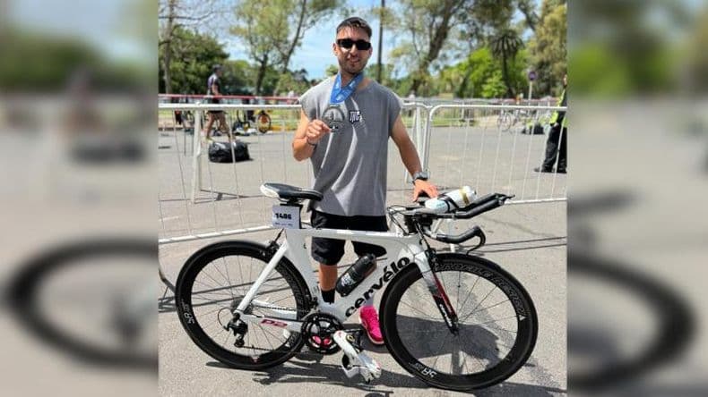 Lautaro Ponce compitioacute con buenas sensaciones en el Ironman 703 Buenos Aire