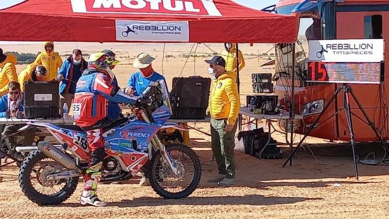 Joaquiacuten Debeljuh superoacute la tercera etapa del Dakar- se ubica 66ordm en