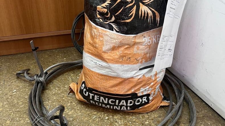 Detuvieron a un chatarrero trasladando alambres de cobre y cables robados