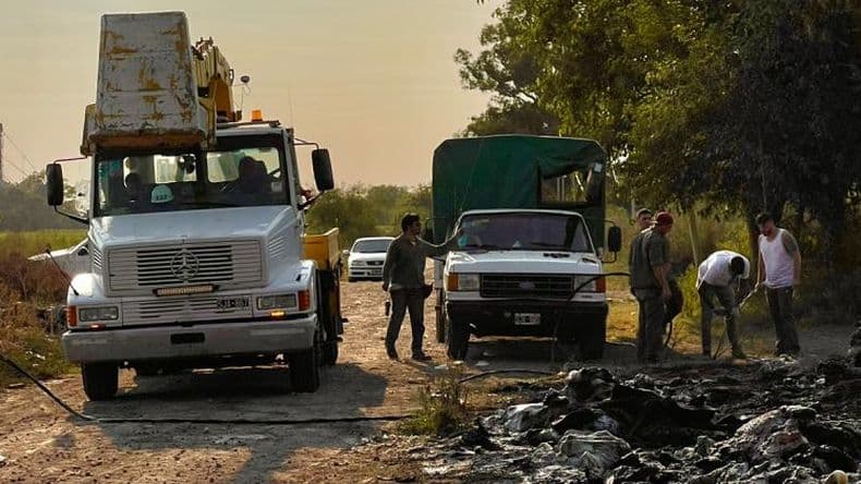 Importante intervencioacuten de Bomberos en un incendio de grandes dimensiones