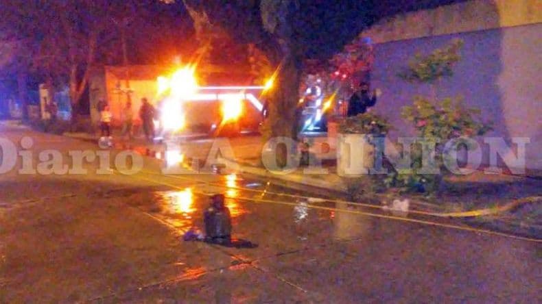 Se registroacute un incendio en una vivienda del barrio Centenario