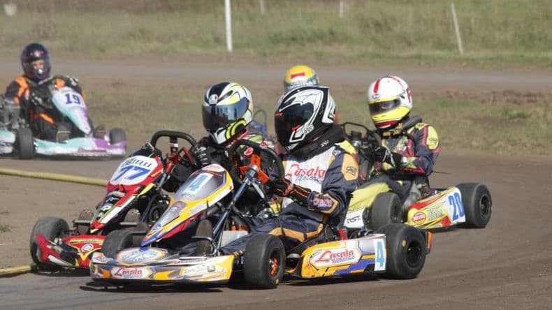Karting- Bruno Abalo se quedoacute con la primera fecha en el Parque Motor Perga
