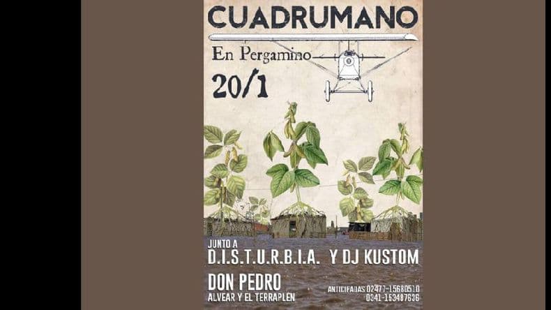 La banda “Cuadrumano” presentará su primer disco mañana en Pergamino