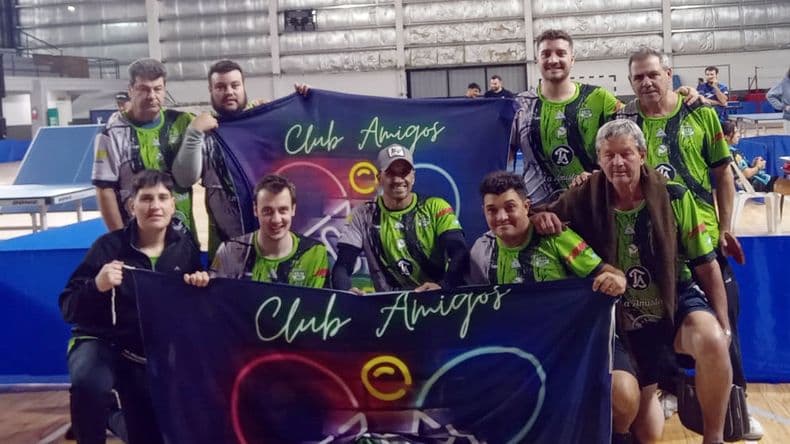 El Club Unión de Pergamino volvió a brillar a nivel provincial en tenis de mesa