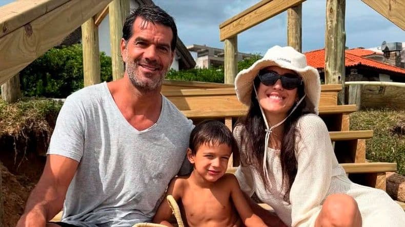 Cristian Cúneo Libarona y Luli Fernández son padres de Indalecio, que nació en m