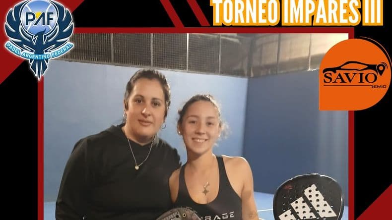 Protagonistas en Damas del Padel de San Nicolás.