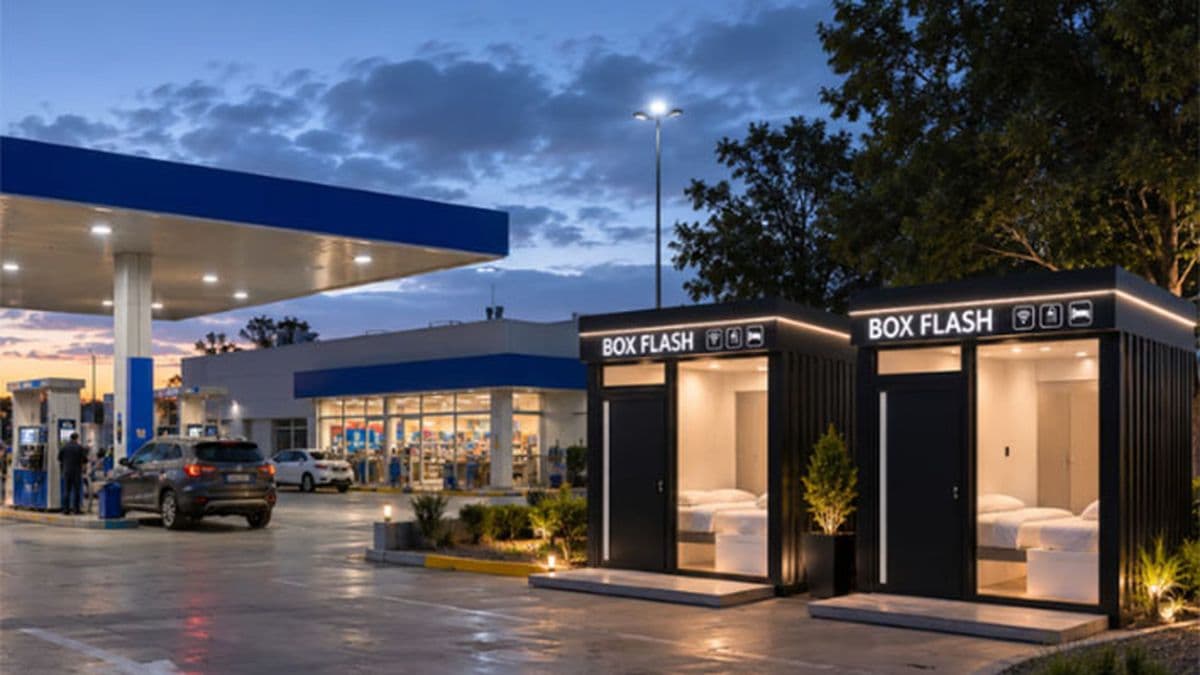 Box Flash: Las estaciones de servicio podrían sumar mini hoteles para viajeros