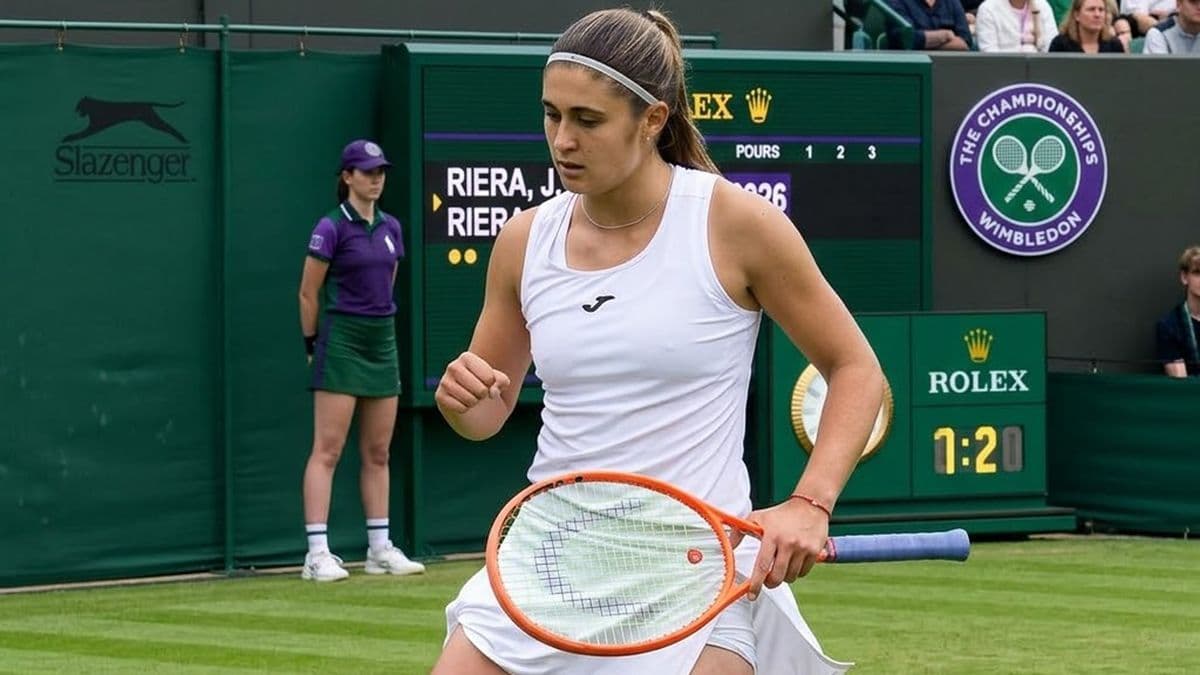 Julia Riera dio el primer paso en la clasificación de Wimbledon