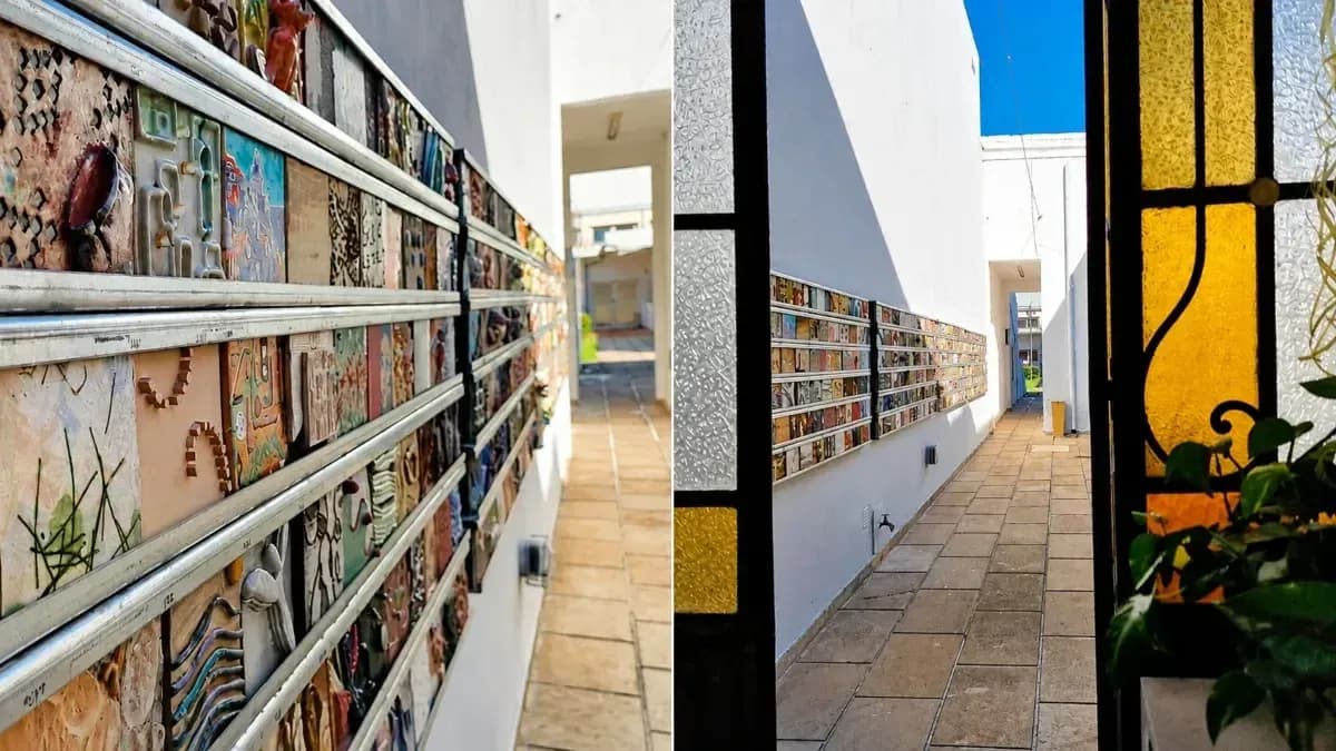 San Nicolás: El Patio de los Murales Jaly Vázquez, una joya del arte cerámico que ya se puede visitar