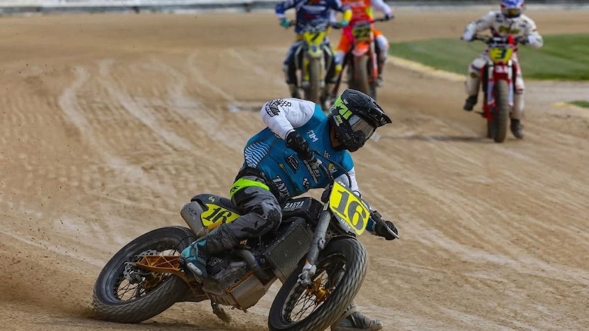 Santiago Arangio volvió a dejar a Pergamino entre los mejores en el Mundial de Flat Track