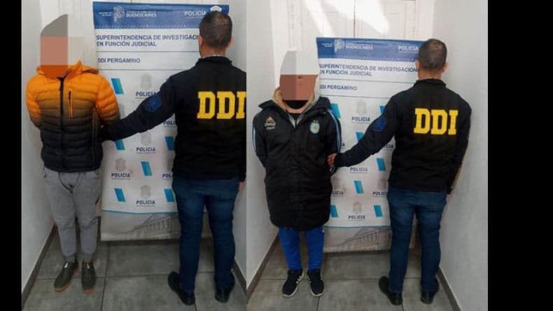 Tres hombres aprehendidos y acusados de un robo con arma de fuego en una casa