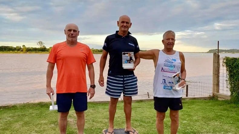 Eduardo Calandri y Laura Villagra al podio en la Maratón del Thompson