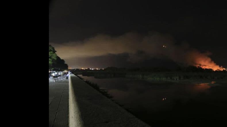 Un incendio afecta la Reserva Ecológica y sospechan que podría ser intencional