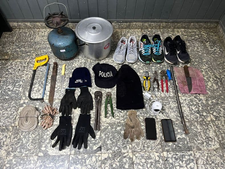Por robos en campos de Acevedo, fue aprehendido un hampón de 57 años