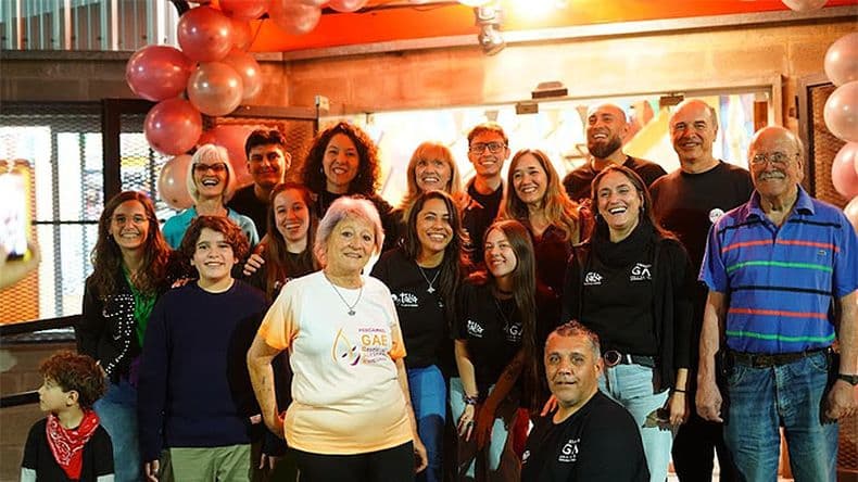 El equipo de trabajo de Espacio GAE que encabezan Marta Lere, Luciana Cruz y Mar