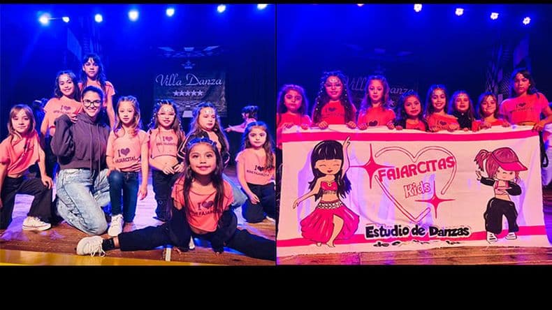 Estudio de Danzas Carina Fajar brilló en el certamen nacional Villa Danza en Pergamino