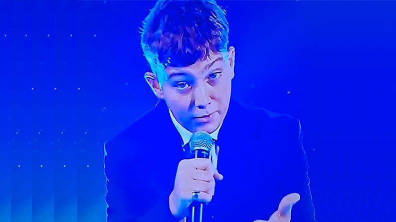 Un talento que crece: Franco Torqui brilló en el programa Bienvenidos a ganar en Canal 9