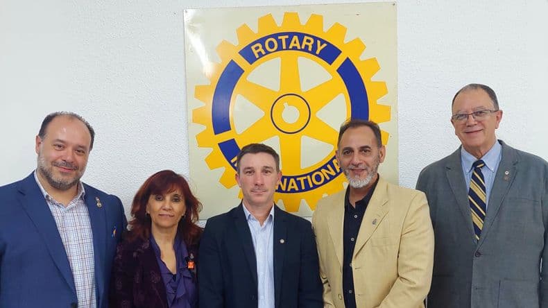 Los clubes rotarios de Pergamino recibieron al gobernador distrital