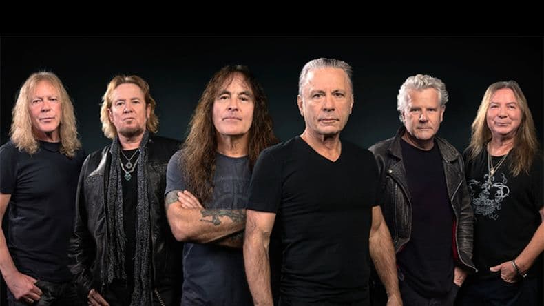 La formación 2026 de Iron Maiden, que hará su paso por Buenos Aires.