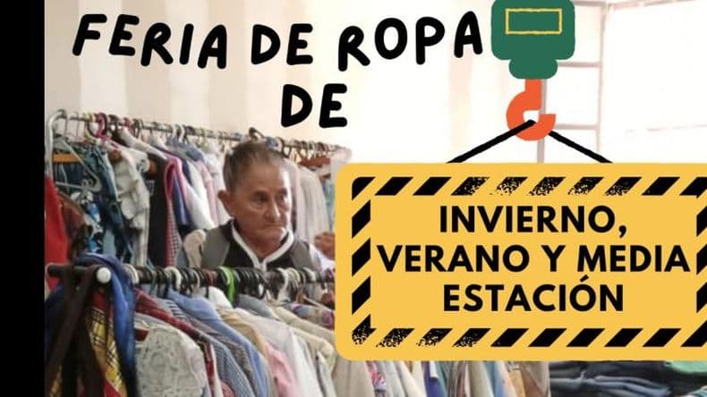 Este sábado habrá una feria de ropa en Cáritas La Merced
