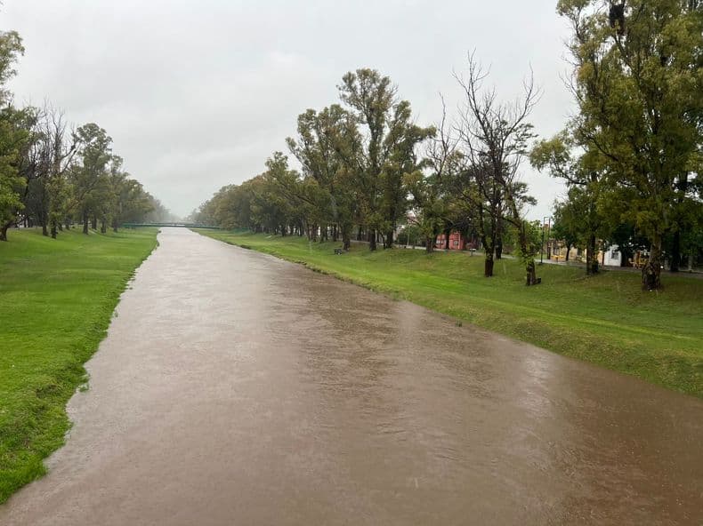 Pergamino bajo 110 milímetros de lluvia: un viernes pasado por agua