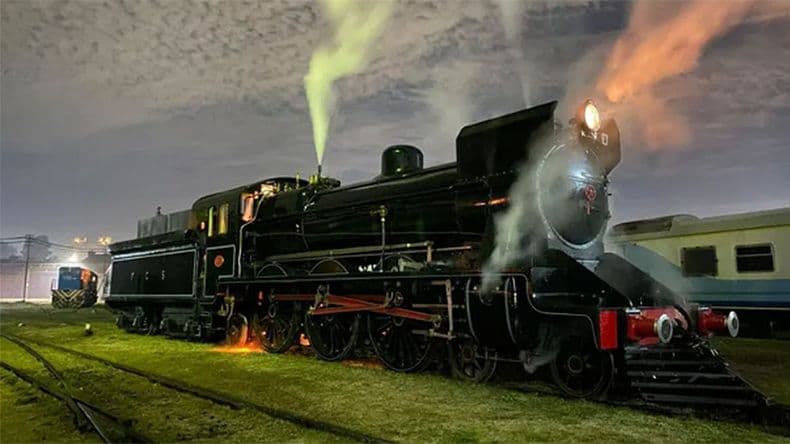La locomotora 3925 del año 1927 busca ser un atractivo turístico de la provincia de Buenos Aires