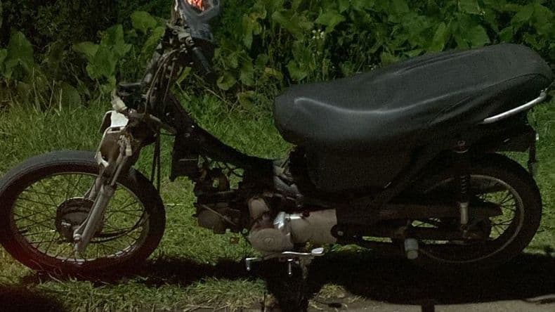 Pergamino: demoran a menor de 14 años en moto robada e interviene el Fuero Penal Juvenil