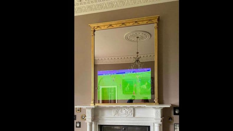 Cuánto vale y cómo funciona el llamativo televisor de Lionel Messi que sorprendió a sus seguidores