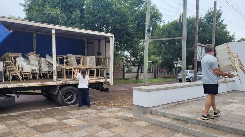 &nbsp; El camión perteneciente a la flota de vehículos de la Dirección General d