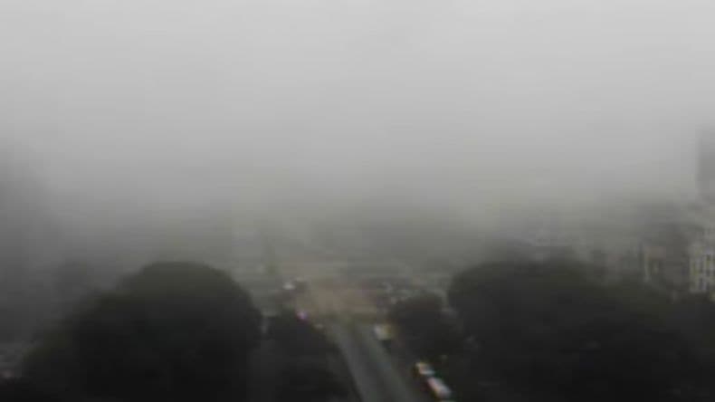 Niebla: desviaron vuelos a Uruguay por el fenómeno meteorológico de la mañana de este martes