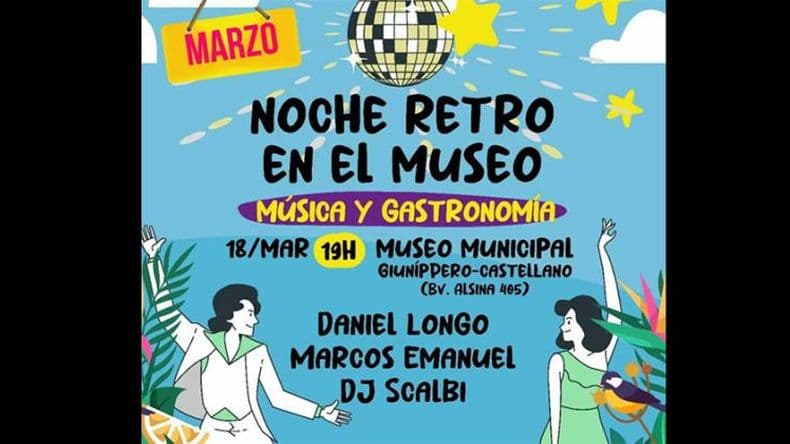 Música y baile de las décadas del '70 y del '80 en el Museo