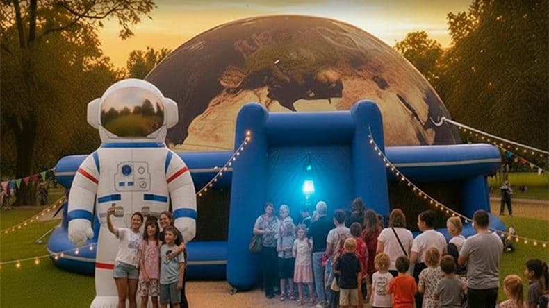 Llega a Pergamino Estrella del Plata Planetario Móvil con aventuras 360° para toda la familia