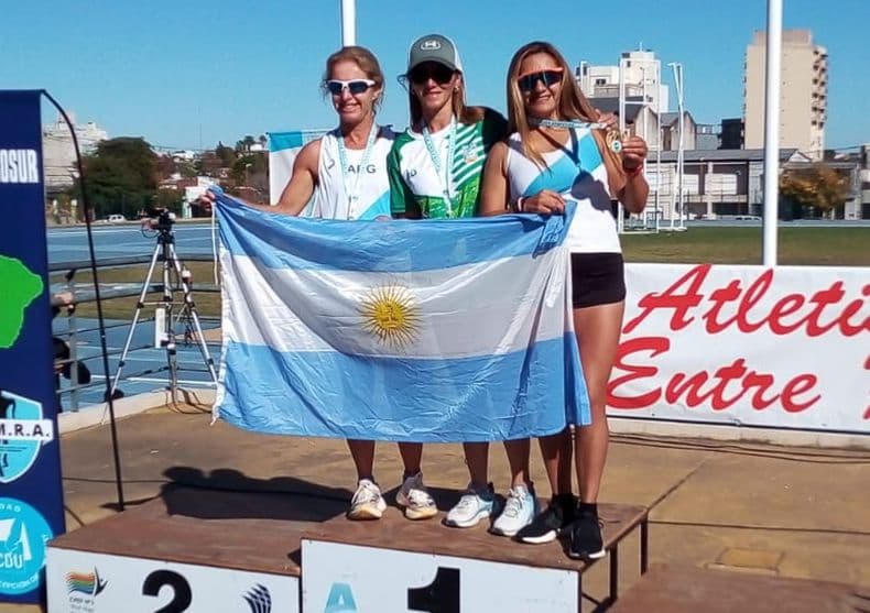 El Grupo Máster de la Asociación Atlética Pergamino brilló en el Grand Prix del Mercosur
