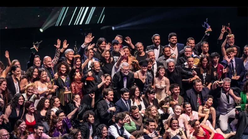 La foto final de la 15ª edición de los Premios Hugo, que se celebró el lunes en 