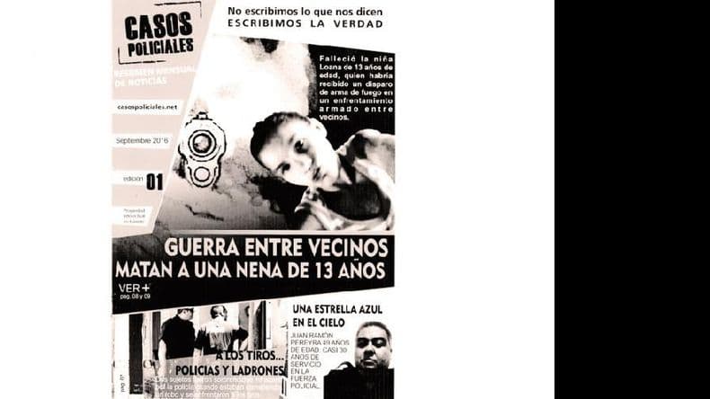 Salió la primera edición de la revista “Casos Policiales”