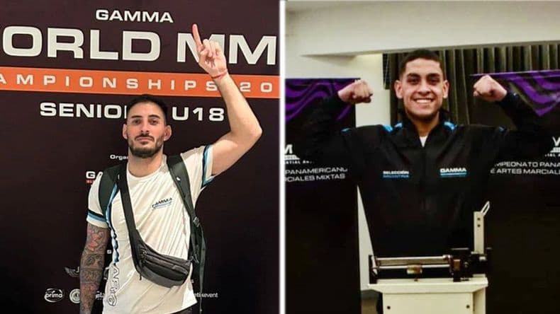 Samuel Cirando y Ezequiel Tevez convocados a la selección de Artes Marciales Mixtas