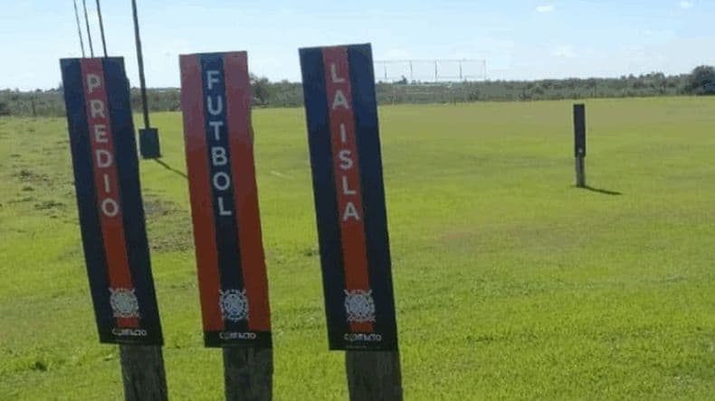 La cancha de Regatas San Nicolás, en el sector de Islas, escenario de la 1° fech