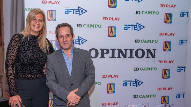 Marisa Flores y Lucas Marino Aguirre.