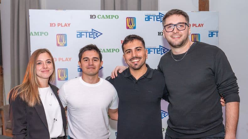 Lucía Armanino, Marcos Bidondo, Matías Pascali y Xavier Manzocco.