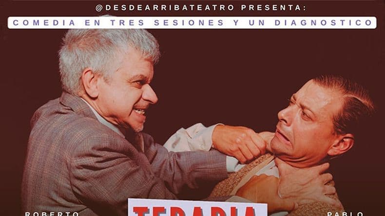 Desde arriba teatro vendrá a nuestra ciudad con la comedia "Terapia"