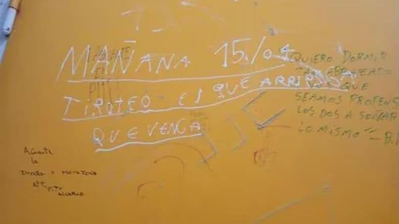 En estos días en escuelas de otras ciudades del país aparecieron pintadas simila