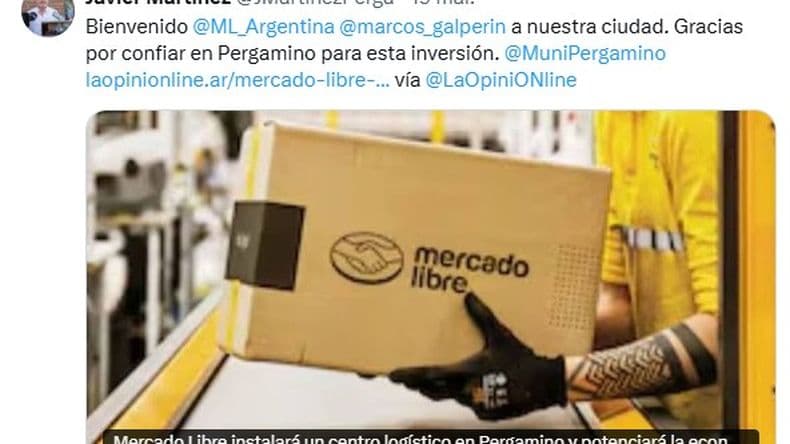 De una invitación en redes sociales a la realidad: Mercado Libre llega a Pergamino