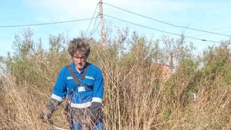Voluntarios recuperan la traza del Ferrocarril Urquiza entre Rubén Darío y Zárate Nuevo