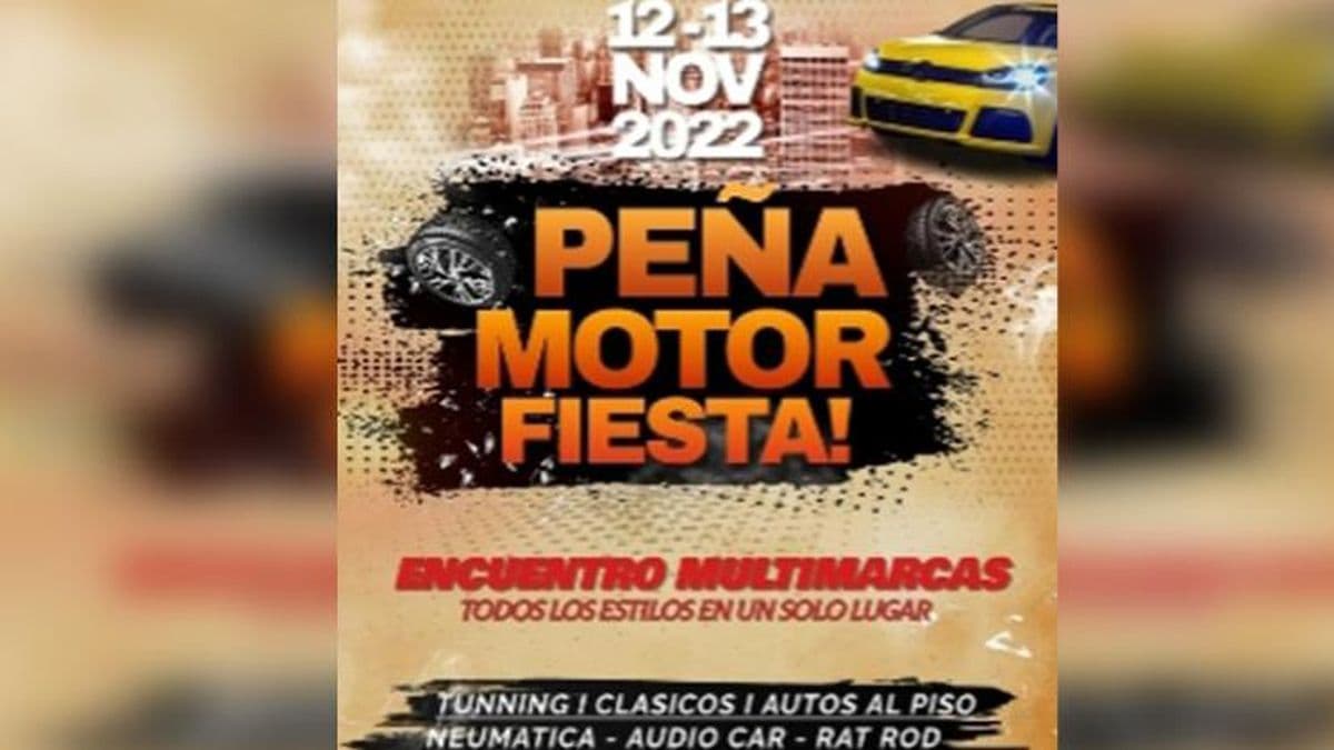 "Peña Motor Fiesta", el encuentro multimarcas que se realizará el fin de semana