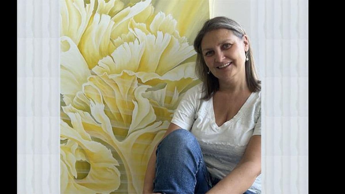 La artista Silvina Lanselotto busca afianzarse con la pintura en Miami